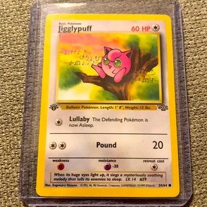 1999 Pokémon Jigglypuff 1st Edition - 54/64